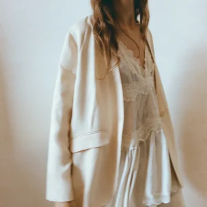 Blazer Luz Ecru