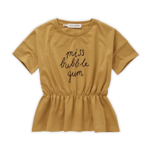 Camiseta peplum Miss bubble gum- SPROET & SPROUT