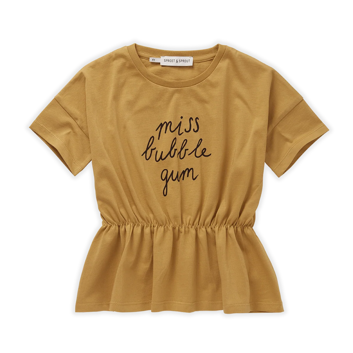 Camiseta peplum Miss bubble gum- SPROET & SPROUT
