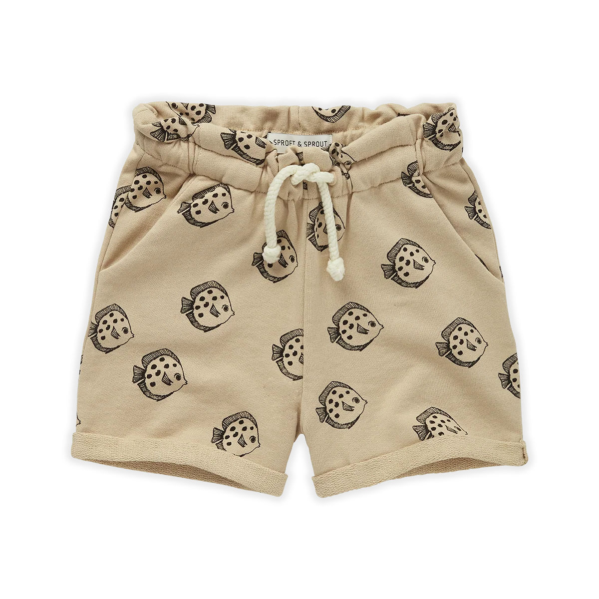 Pantalón corto estampado peces- SPROET & SPROUT