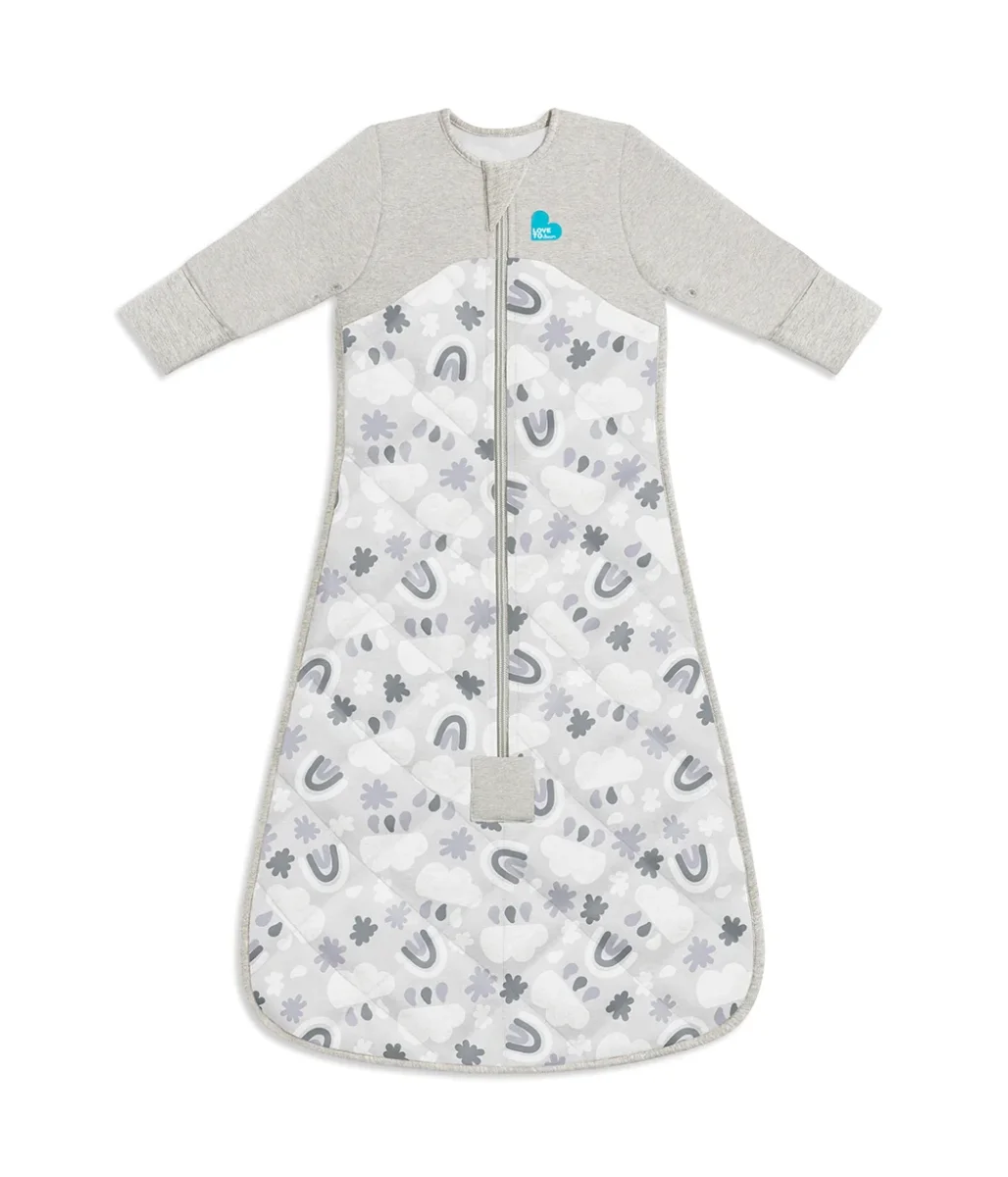 Saco de Dormir 2.5 TOG Algodón Orgánico/Lana Merino Gris Nubes - Imagen 3