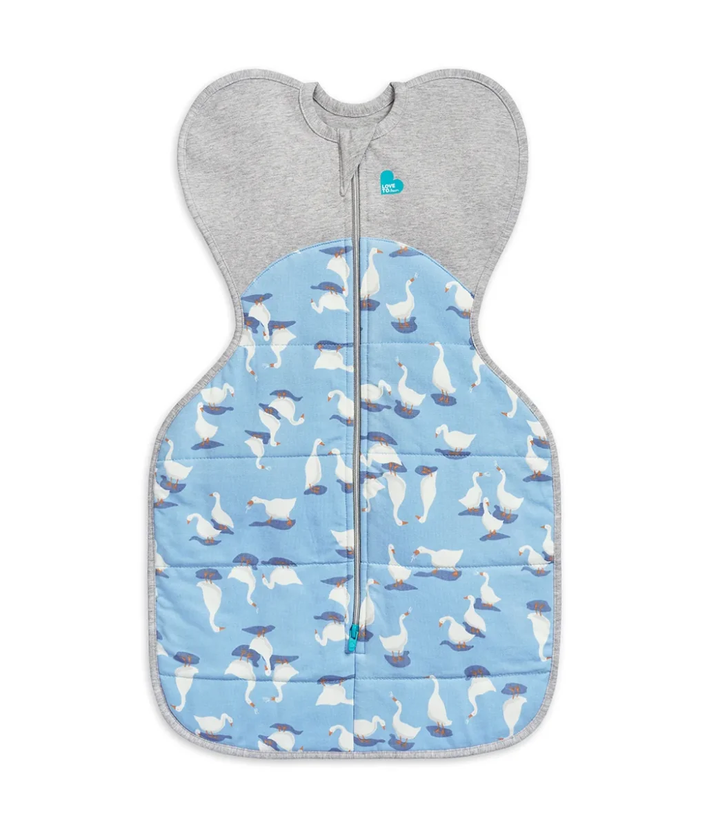 Swaddle Up™ 2.5 TOG Algodón Azul Polvoriento Silly Goose - Imagen 3