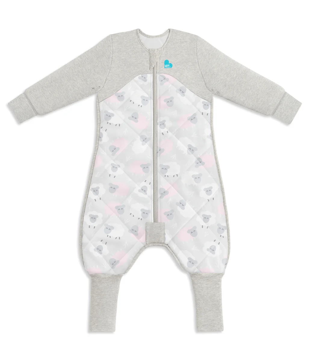 Traje de dormir 2.5 TOG Algodón orgánico/Lana Merino Oveja rosa - Imagen 3