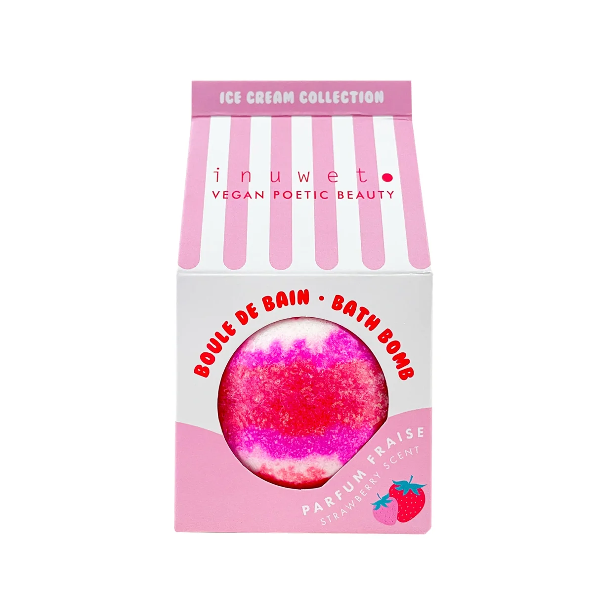 Bombas de Baño Colección Helado Aroma Fresa- INUWET - Imagen 2