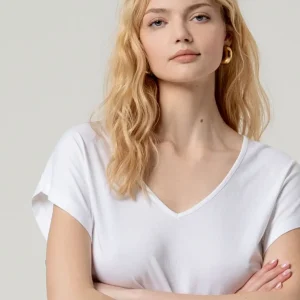 CAMISETA BÁSICA ALGODÓN ORGÁNICO BLANCO