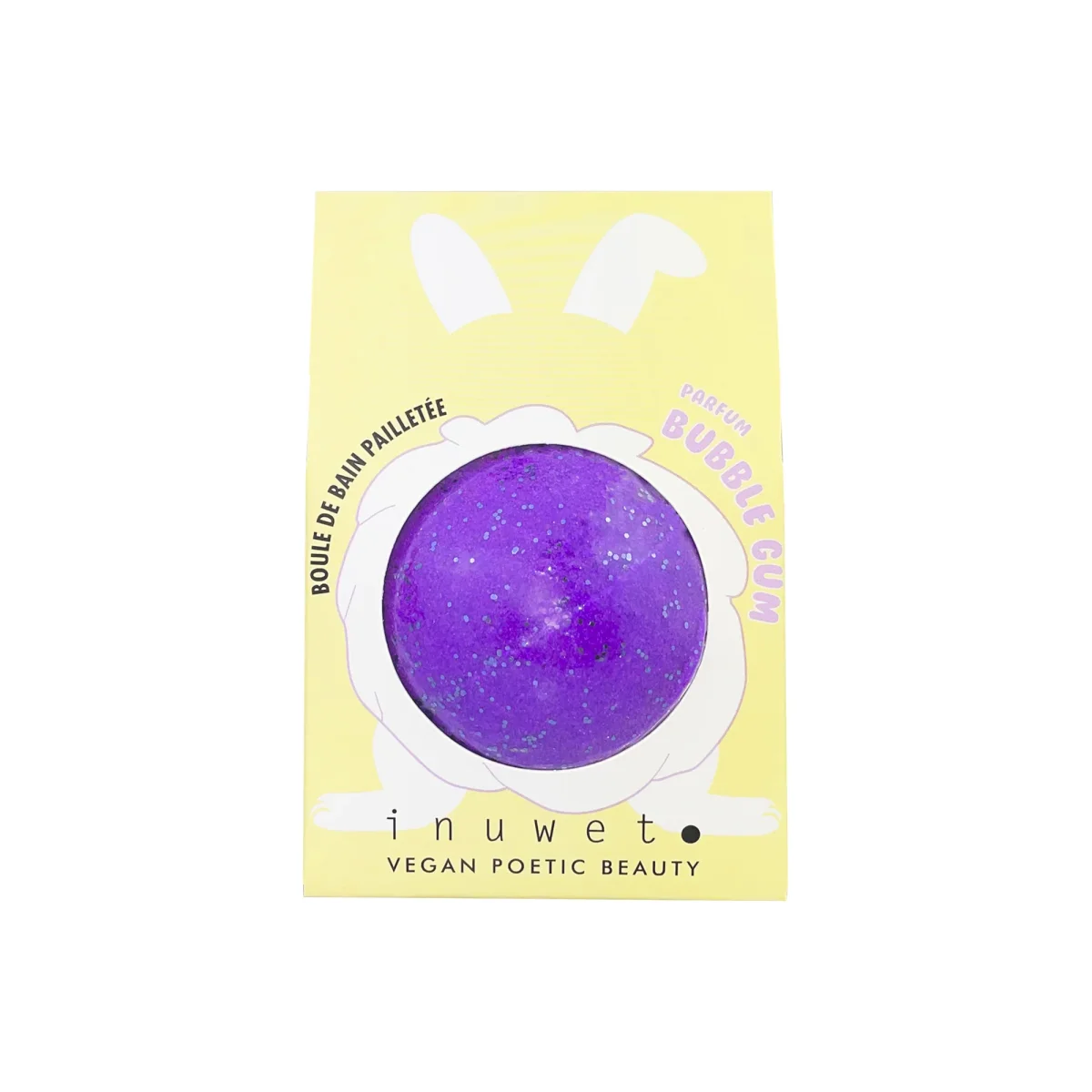Bombas de baño purpurina aroma chicle- INUWET - Imagen 2