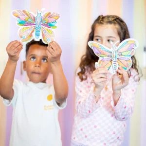 Inflable Mariposa y Pegatinas Brillantes-ARA CRÉATIVE