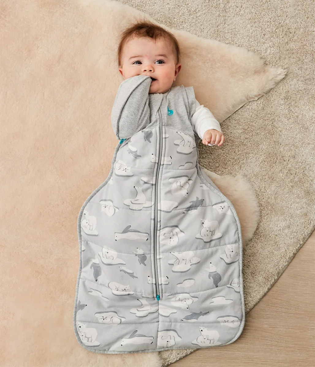 Swaddle Up™ Bolsa de transición 3.5 TOG Algodón Gris Polo Sur - Imagen 2