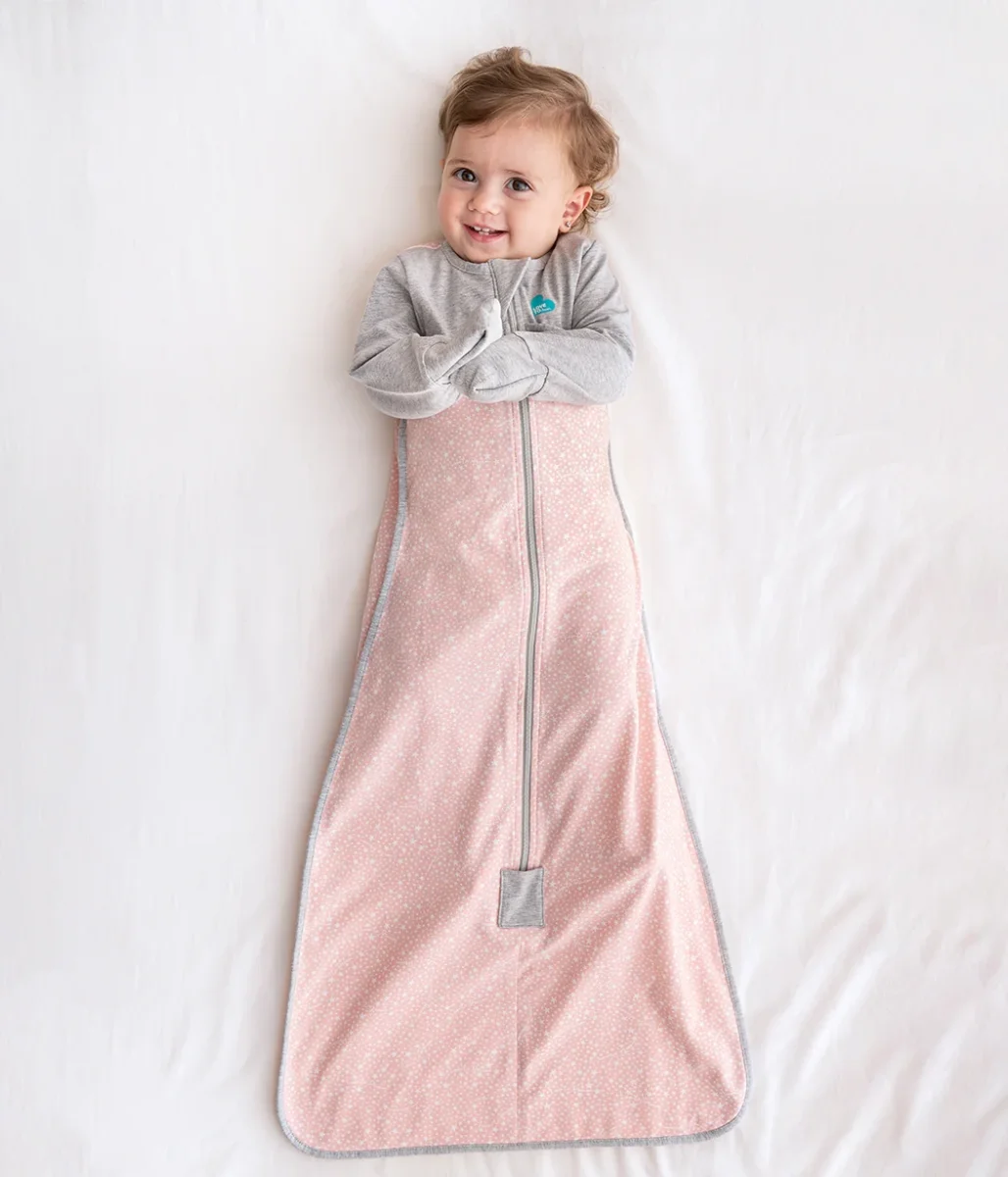 Saco de Dormir Manga Larga 1.0 TOG Algodón Rosa Stardust - Imagen 2