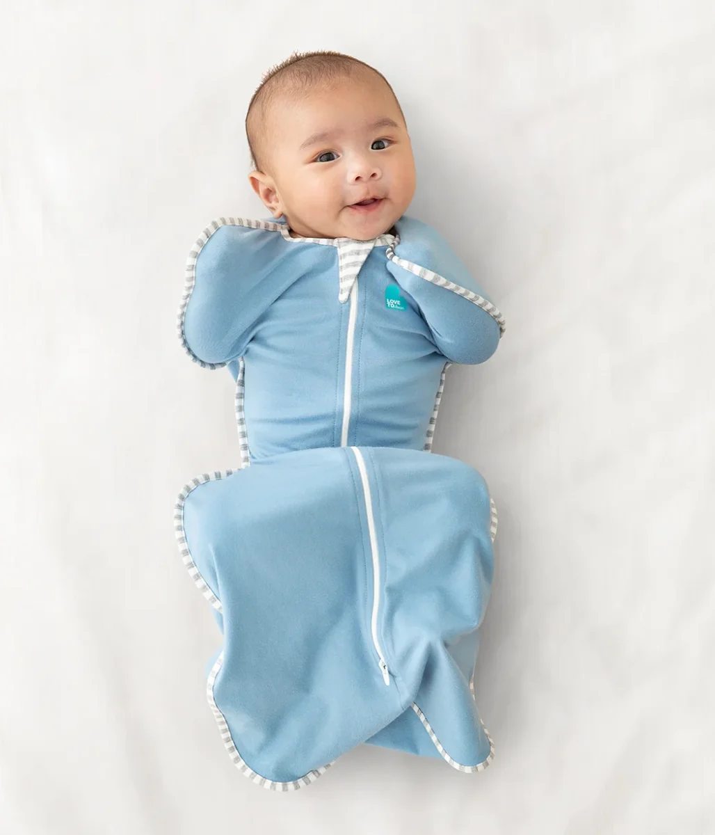 Swaddle Up™ 1.0 TOG Algodón Azul empolvado - Imagen 7