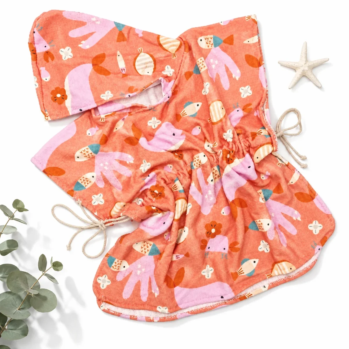Toallas Poncho Estampadas- MONNUAGE - Imagen 6