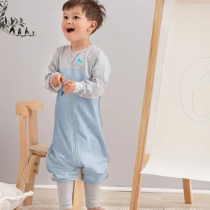 Pijama Manga Larga 1.5 TOG Algodón Orgánico Azul Viejo