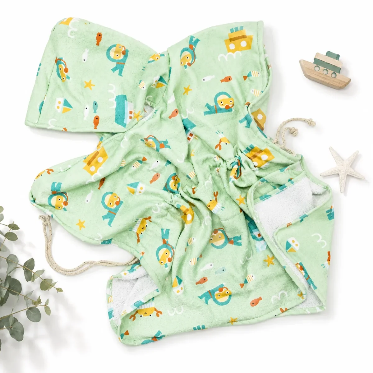 Toallas Poncho Estampadas- MONNUAGE - Imagen 5