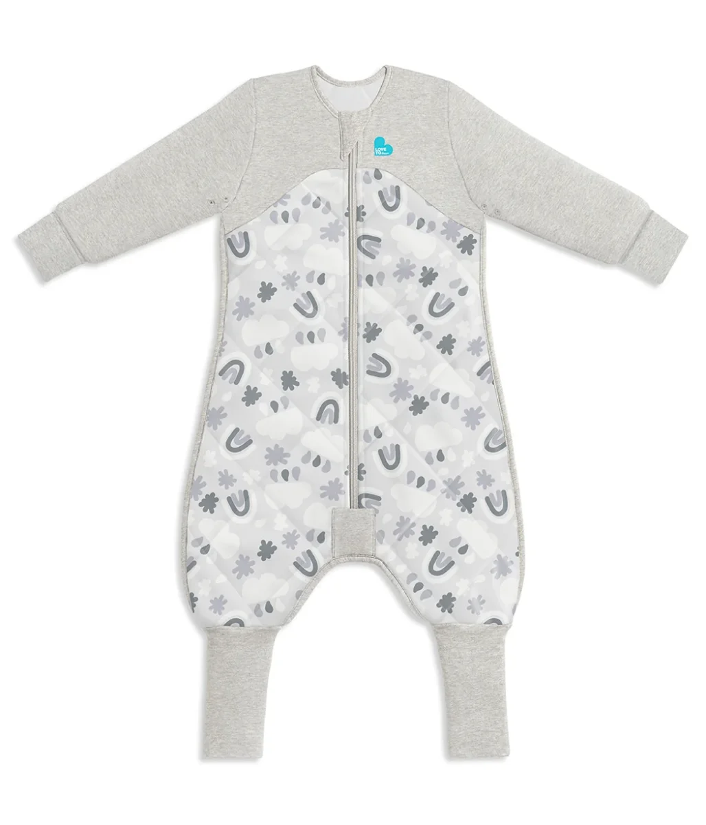 Traje de dormir 2.5 TOG Algodón orgánico/Lana Merino Gris Nubes - Imagen 3
