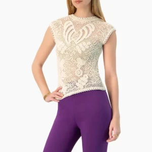 Blusa Crochet Retícula
