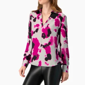 Blusa estampado de escote en V
