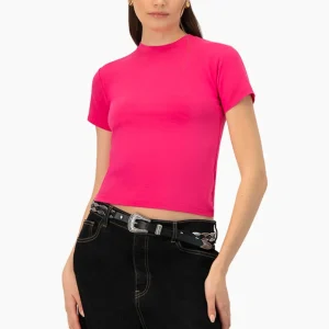 Playera basica lisa manga corta