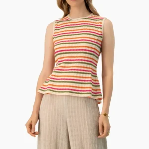 Blusa tejida peplum