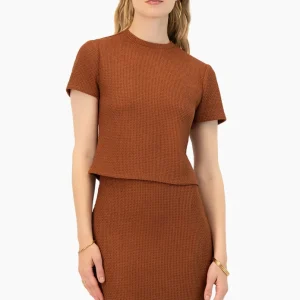 Blusa recta y manga corta