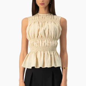 Blusa Ivonne de cuello redondo