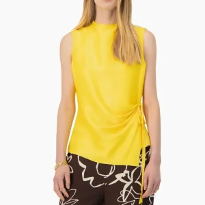 Blusa Ivonne lisa con amarre