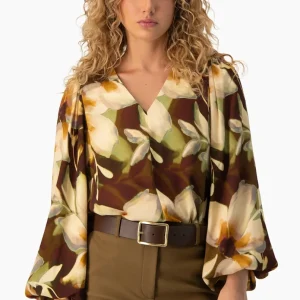 Blusa Ivonne manga amplia larga
