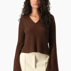 Blusa tejida Ivonne manga campana