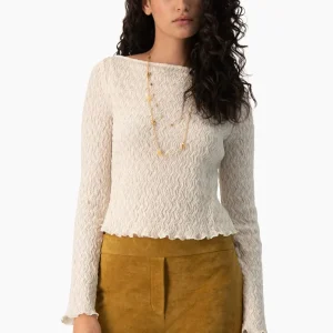 Blusa Ivonne de escote bardot