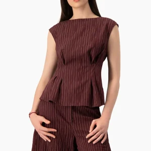 Blusa Ivonne peplum de rayas