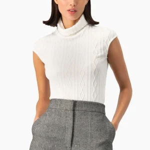 Blusa Ivonne tejida de cuello alto
