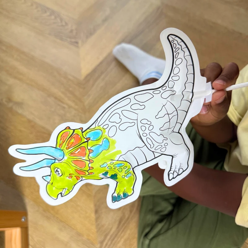 Inflables Dinosaurio más Pegatinas de Espuma-ARA CRÉATIVE - Imagen 5