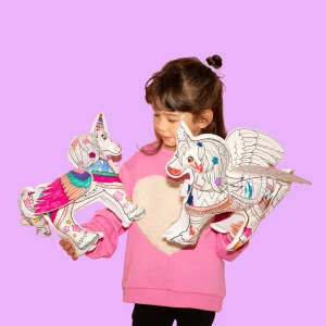 Inflable Gigante Unicornio y Pegatinas Brillantes-ARA CRÉATIVE