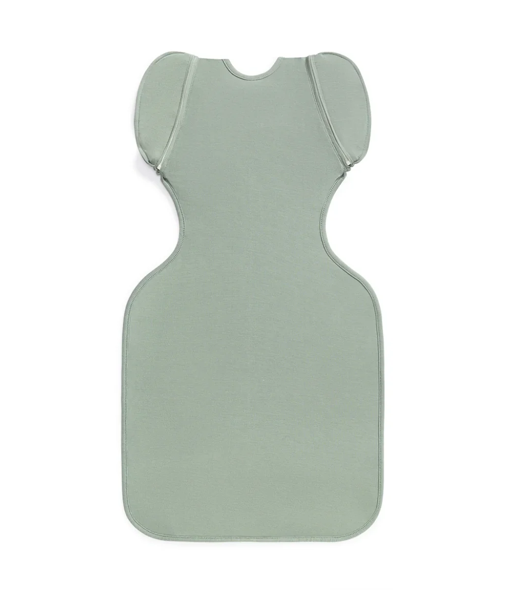 Swaddle Up™ Saco de dormir de transición 2 en 1 1.0 TOG de Viscosa de Bambú Verde Oliva Intenso - Imagen 4