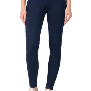 Skinny de cintura asimetrica y bolsas traseras