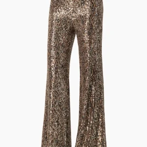 Pantalon acampanado de lentejuelas