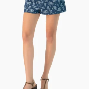 Short denim con dibujo