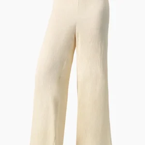 Pantalon amplio marfil