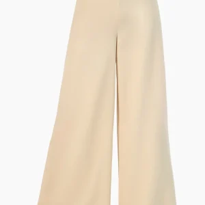 Pantalon amplio de pretina ancha