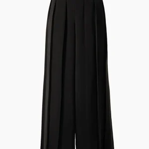 Pantalon pierna ancha con pinzas