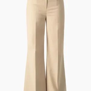 Pantalon beige de pierna ancha