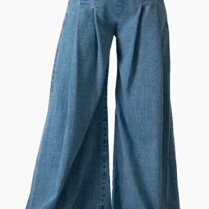 Jeans Ivonne amplio con pinzas