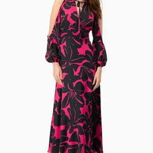 Maxi vestido hombros descubiertos