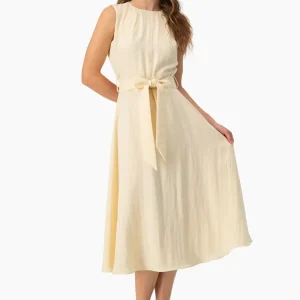 Vestido linea A sin mangas
