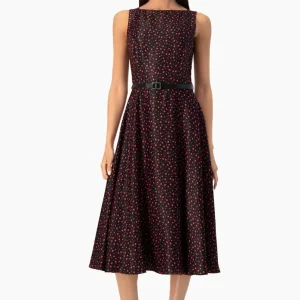 Vestido Ivonne linea A de lunares