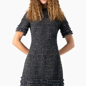 Vestido tejido Ivonne manga corta