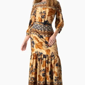 Vestido maxi Ivonne estampado