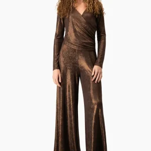 Jumpsuit Ivonne cruzado cafe