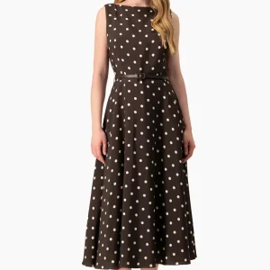 Vestido midi Ivonne de lunares