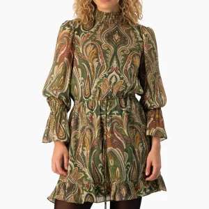 Vestido estampado Ivonne corto