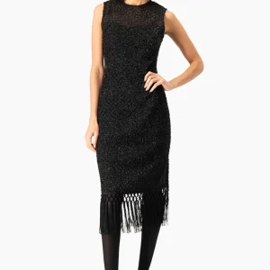 Vestido Ivonne con flecos en bajo